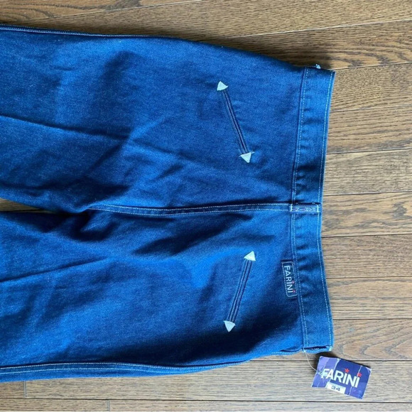 Vintage Farini NWT Western Style 70s Dark Wash Jeans Size 34 Fits Best 32 - Picture 15 of 16